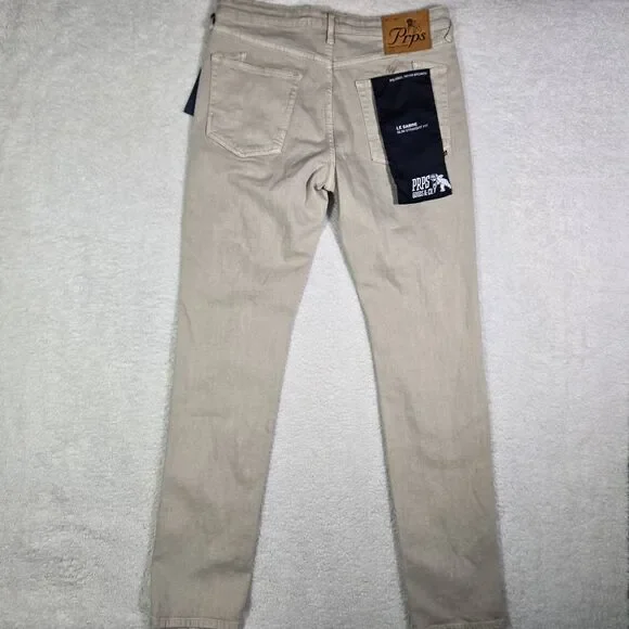 PRPS Jeans Le Sabre Slim Straight Fit Mens Size 34x33 Japanese Denim Beige - Picture 6 of 11